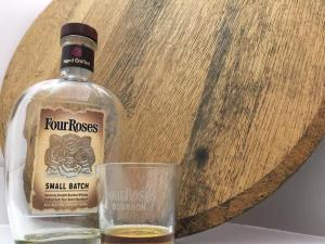 fore roses empty bottle