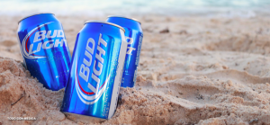 bud light in the sand