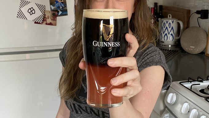 heather black and blond