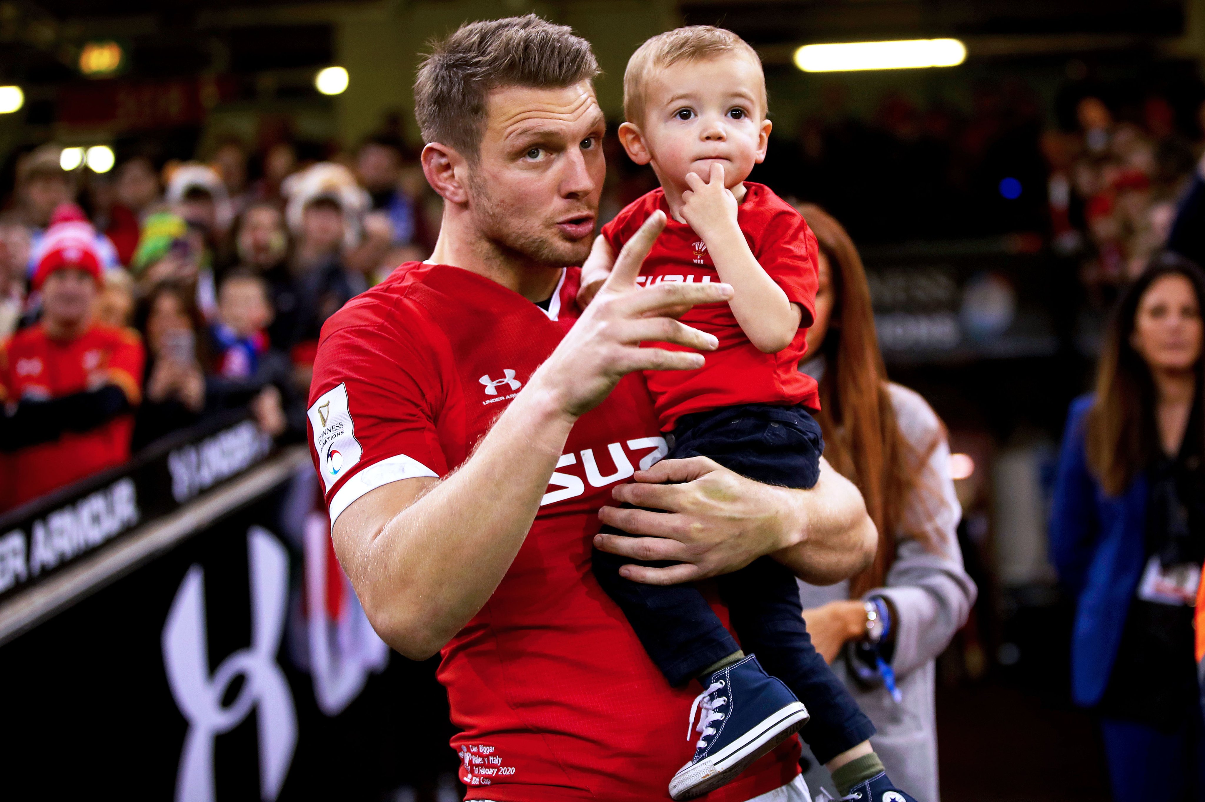 guinness dan biggar and his baby