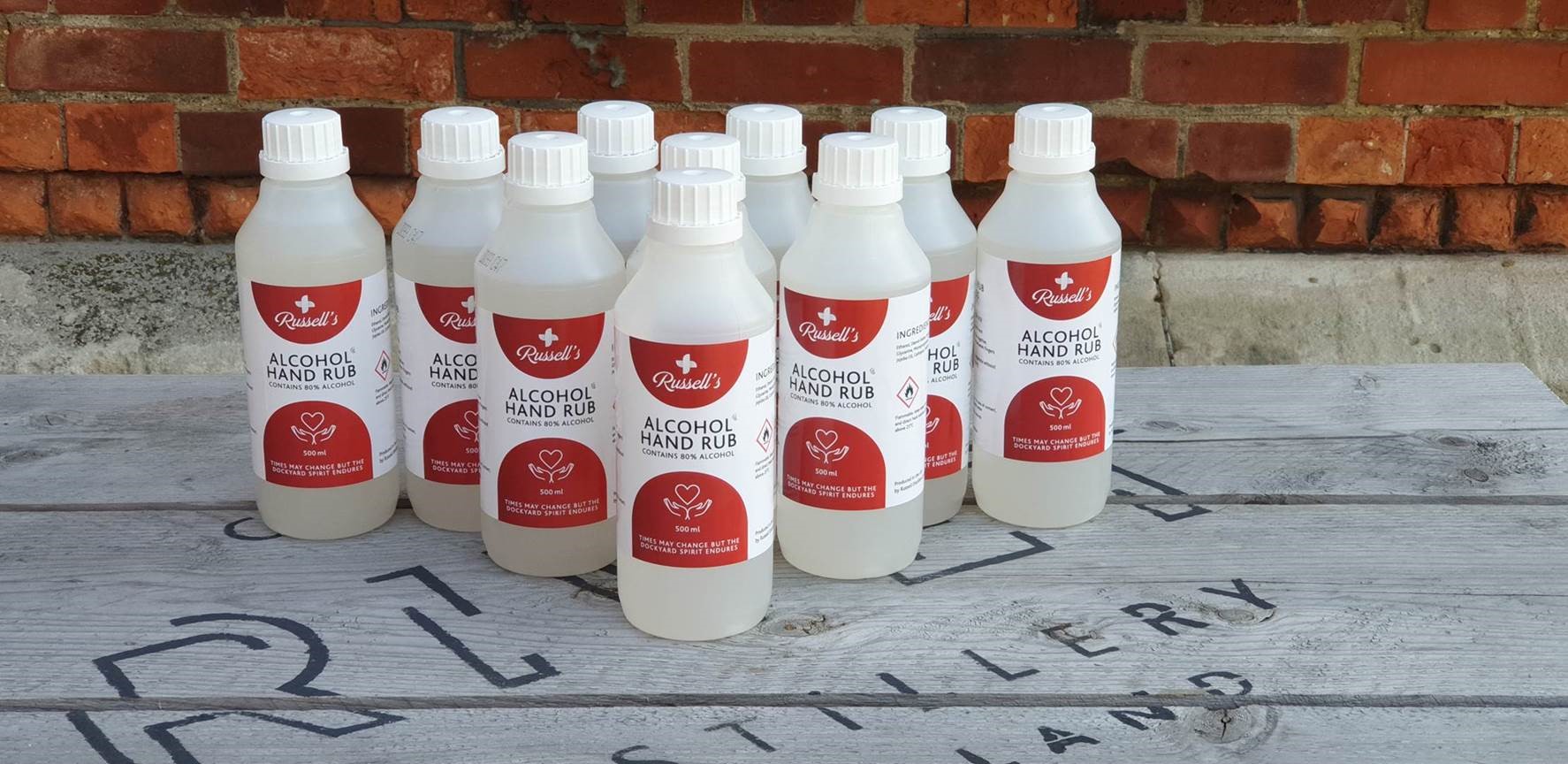 russells alcohol hand rub