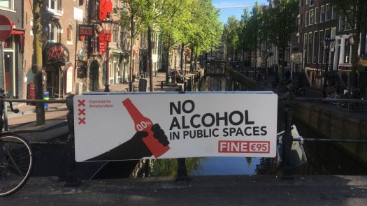 no alcohol in public places