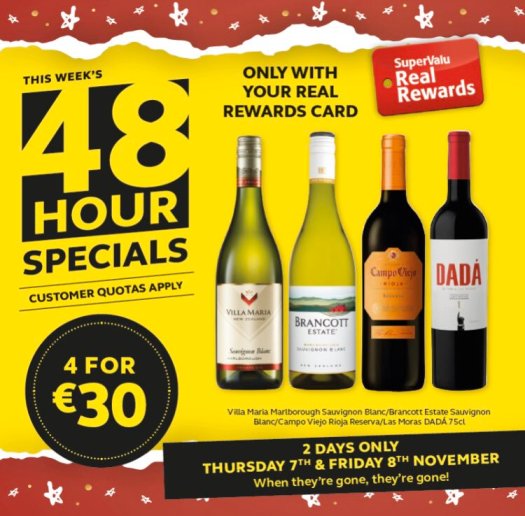 supervalu 4 for 30eus